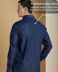 Symbol Premium Men's Casual Cotton Denim Shirt