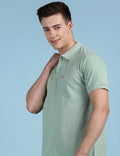 Lux Cozi Men's Soild Casual Regular Fit T-Shirt