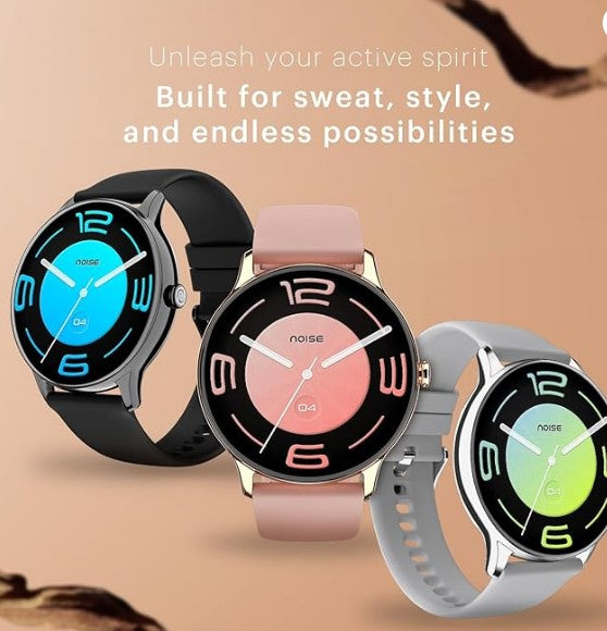 Noise Twist Go Round dial Smartwatch with BT Calling, 1.39" Display, Black