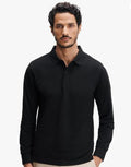 Men's Solid Cotton Polo T-Shirt