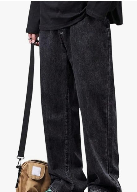dockstreet Men Baggy Denim Jeans