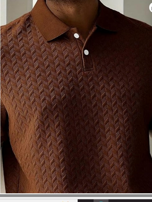 Trillion Jaqquard Men's Polo T Shirt for Men