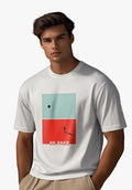 NOBERO Men's Cotton Regular Fit Letter Print T-Shirt