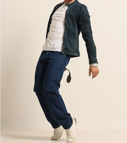 Bushirt Men’s Regular Fit Casual Wear Jeans