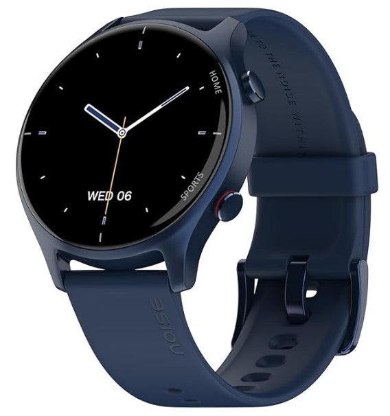 Noise Twist Round dial Smart Watch with Bluetooth Calling, 1.38" TFT Display, up-to 7 Days Battery, 100+ Watch Faces, IP68, Heart Rate Monitor, Sleep Tracking (Midnight Blue)