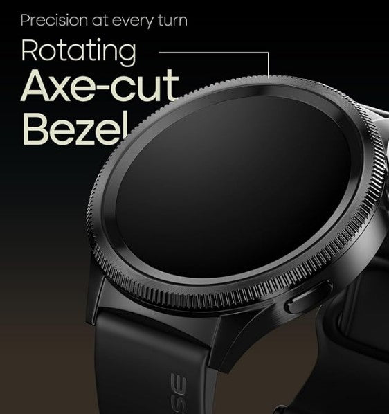 Noise Newly Launched Halo 2 Smart Watch (Axe-Cut Bezel), 1.43" AMOLED, Black