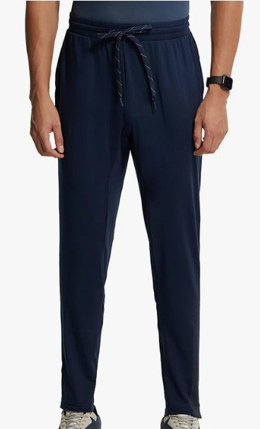 Men's Soft Touch Microfiber Elastane Slim Fit Active Wear Trackpants