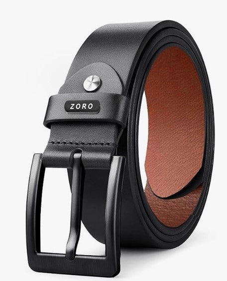 ZORO Men's Genuine Leather Belt for Men