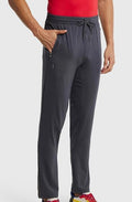 Men's Soft Touch Microfiber Elastane Slim Fit Active Wear Trackpants