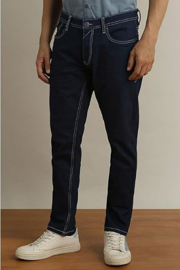 Peter England Men's Slim Tapered Jeans