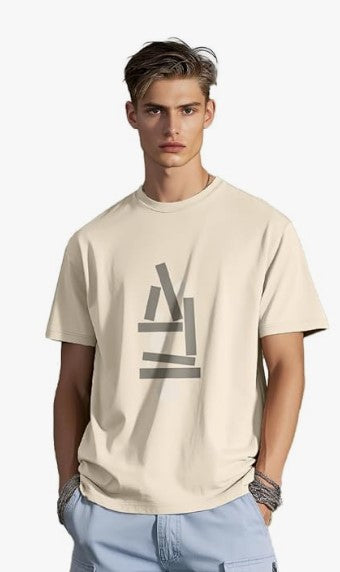 NOBERO Men's Cotton Regular Fit Typography T-Shirt