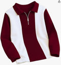 T-Shirt for Men Zip Neck Cotton Blend Mens Tshirts