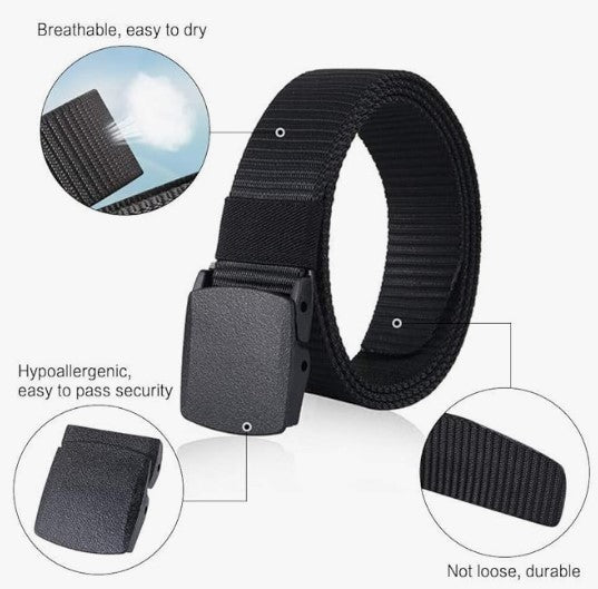 ZORO Men's Nylon Fabric Belt for Men