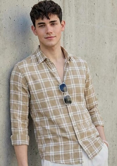 U TURN Men's Casual Shirt
