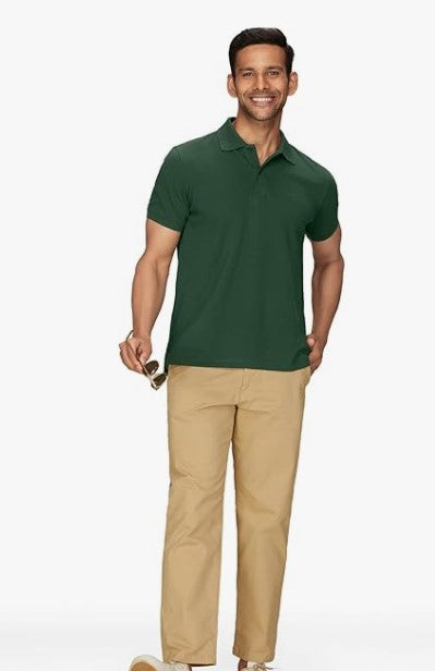 Men's Nova Cotton Regular Fit Polo T-Shirt
