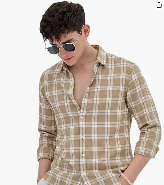 U TURN Men's Casual Shirt